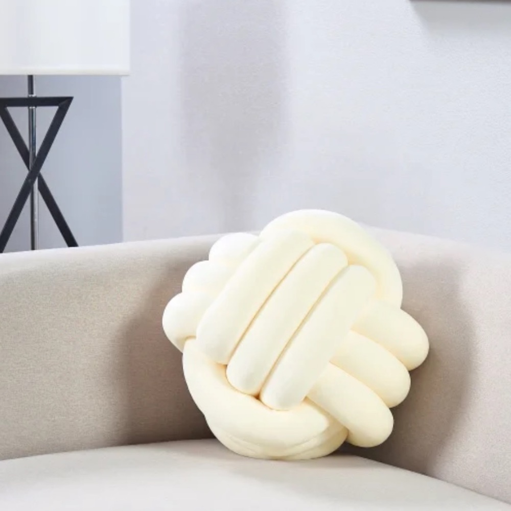 Knot Pillow Home Coffee Table Decor NWOT - Picture 3 of 4